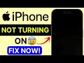 iPhone Not Turning On? Fix in 1 Minute Without Tools! (100% Working 2025)