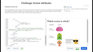 Challenge: Avatar attributes Khan Academy + Review| Day 379 of Web Dev & Day 5 of JS for WDEV