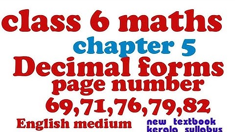 CLASS 6 MATHS/CHAPTER 5/ DECIMAL FORMS/ದಶಂಶ ರೂಪ್ ನಂ / part 1 page number 82 #class6_maths_chapter5