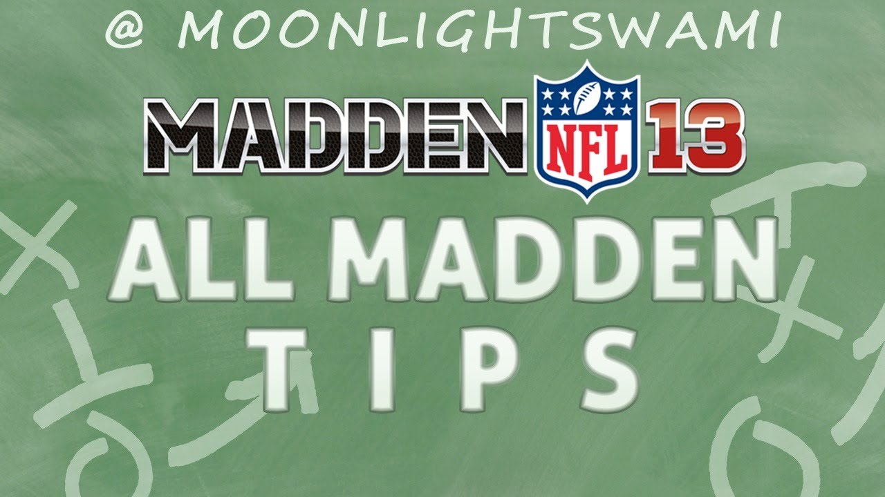 @Moonlightswami Madden NFL 13 Tips How to Run Your Offense
