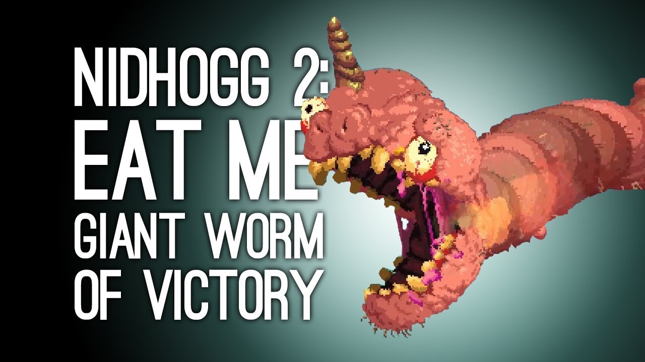 Nidhogg 2 Xbox One Gameplay - EAT ME, GIANT WORM OF VICTORY! (Let's Play Nidhogg  2) - YouTube