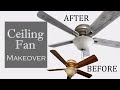 How to DIY your Ceiling Fan Makeover ║ Upgrade your Ceiling Fan