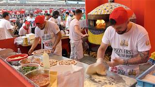 Nel Festival della Pizza più Grande e Iconico! Pizza Village Napoli, Italia