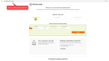 How to Remove Yourself from Intelius.com