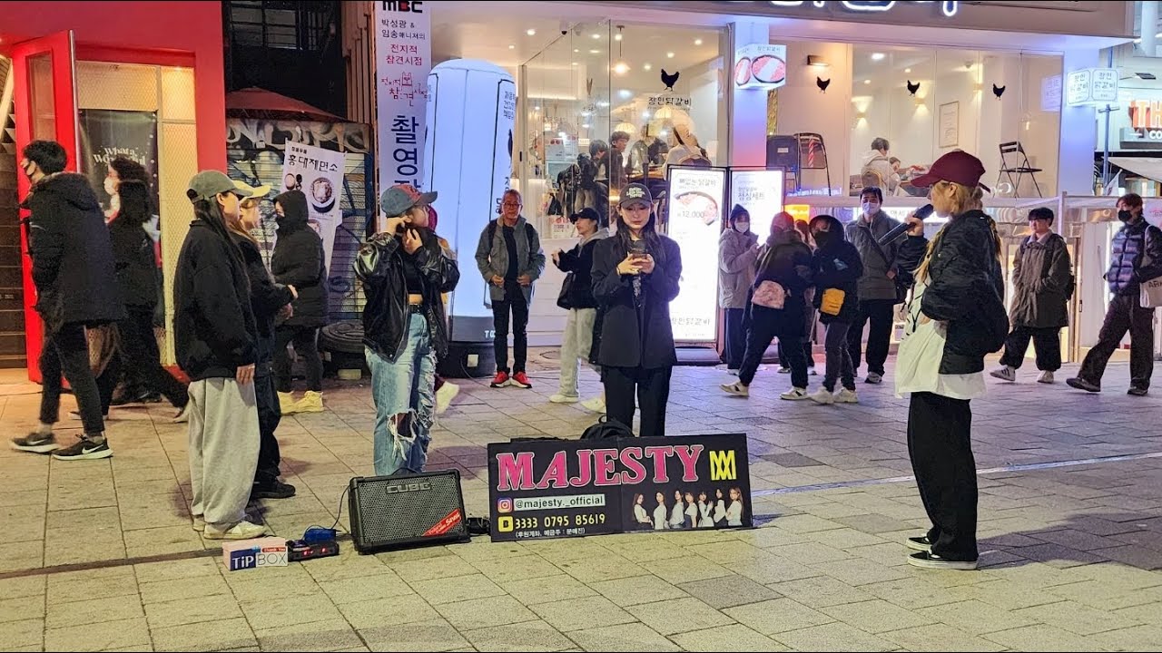 𝙇𝙞𝙫𝙚 20230313 Mon. Majesty#메이져스티 Hongdae Busking 홍대 버스킹 SnowHorse#눈말