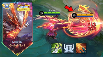 MOSKOV BEST 1 HIT DELETE BUILD 2024 (recommended build and emblem) - MLBB