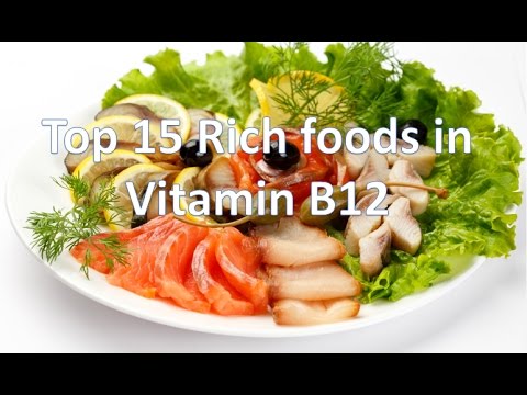 Top 15 rich foods in Vitamin B12 - YouTube
