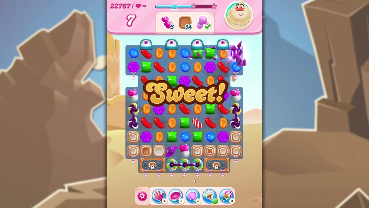 Candy Crush Saga Level 22767 - YouTube