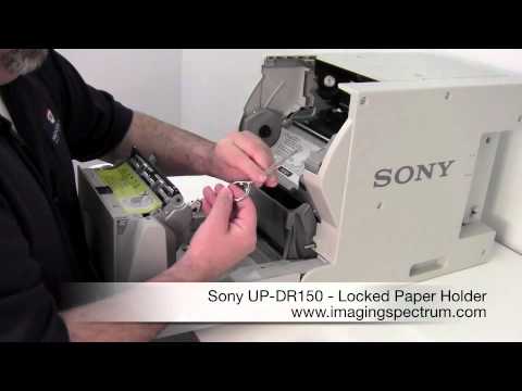 Sony UP-DR150 Locked Paper Holder