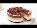 トリプル・チョコレートムースの作り方 Triple Chocolate Mousse Cake｜HidaMari C…