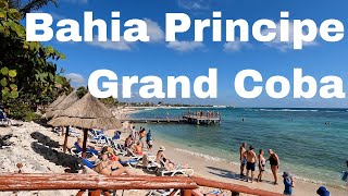 BAHIA PRINCIPE GRAND COBA NEW WALKAROUND MEXICO CANCUN BEACH VACATION