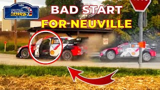 💥 NEUVILLE 🇪🇺 WRC Central European Rally 2025 | Mistakes \& TARMAC ATTACK | Shakedown Highlights
