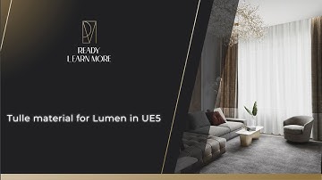 Материал тюли в Unreal engine 5/Tulle material for Lumen in Unreal Engine 5