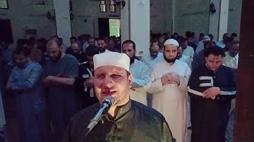 سبحان الذي وهبك هذا الإبداع يا شيخ { صوت وآيات هزت جوارح المصلين وأبكتهم } الشيخ رضا سلمان