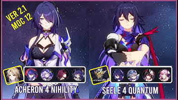 Acheron 4 Nihility & Seele Hypercarry - MOC 12 - Honkai Star Rail 2.1