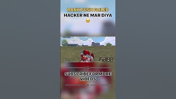 😱 Flash hacker Killed me in bgmi | Rank push failed 🥺 | How to kill hacker #ytshorts
