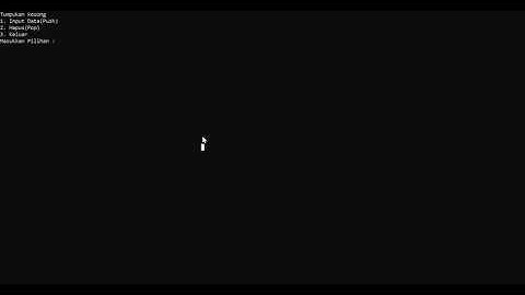 Sistem Undo Redo Pada Stack Program C++