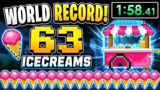Download lagu Pixel Worlds: The 63 Ice Cream World Record Run
