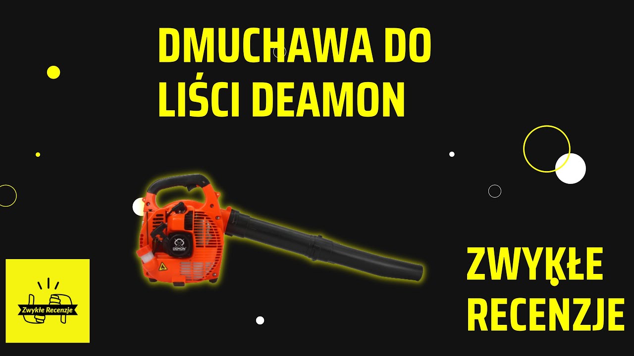 [340 zł] Dmuchawa do liści z funkcją odkurzacza - DEAMON