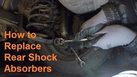 How to Replace Rear Shock Absorbers on Toyota Yaris project