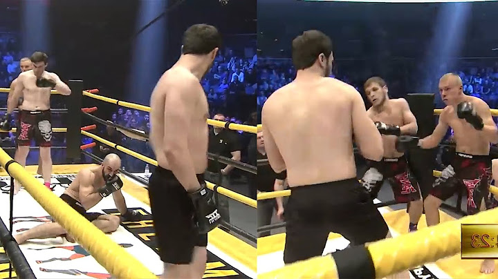 The fighter single-handedly knocked out three opponents! One punch master!