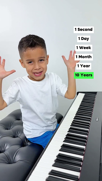 5 Year Old Plays 10 Years Of Piano.. 🤯🎹 Jelijah Diaz #piano #childprodigy #talentedkids #youngtalent