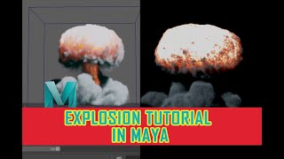 Maya dynamics tutorial| explosion in Maya| how to create explosion in Maya |Maya explosion tutorial