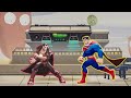 Black adam and superman unique interactions  multiversus