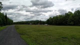 Old Forge seaplane dolly takeoff