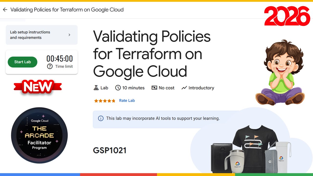 Validating Policies for Terraform on Google Cloud | GSP1021 - YouTube