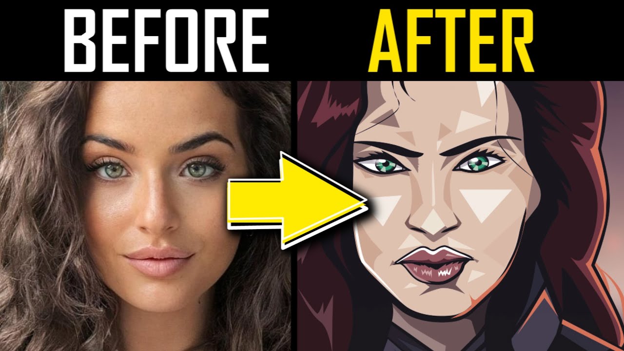 How to draw this Instagram Model into Mass Effect Commander Shepard