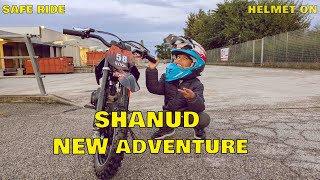 Mini Moto Adventure: Shanud Rides with Confidence KXD 701A 50cc Mini Cross 🏍️💨