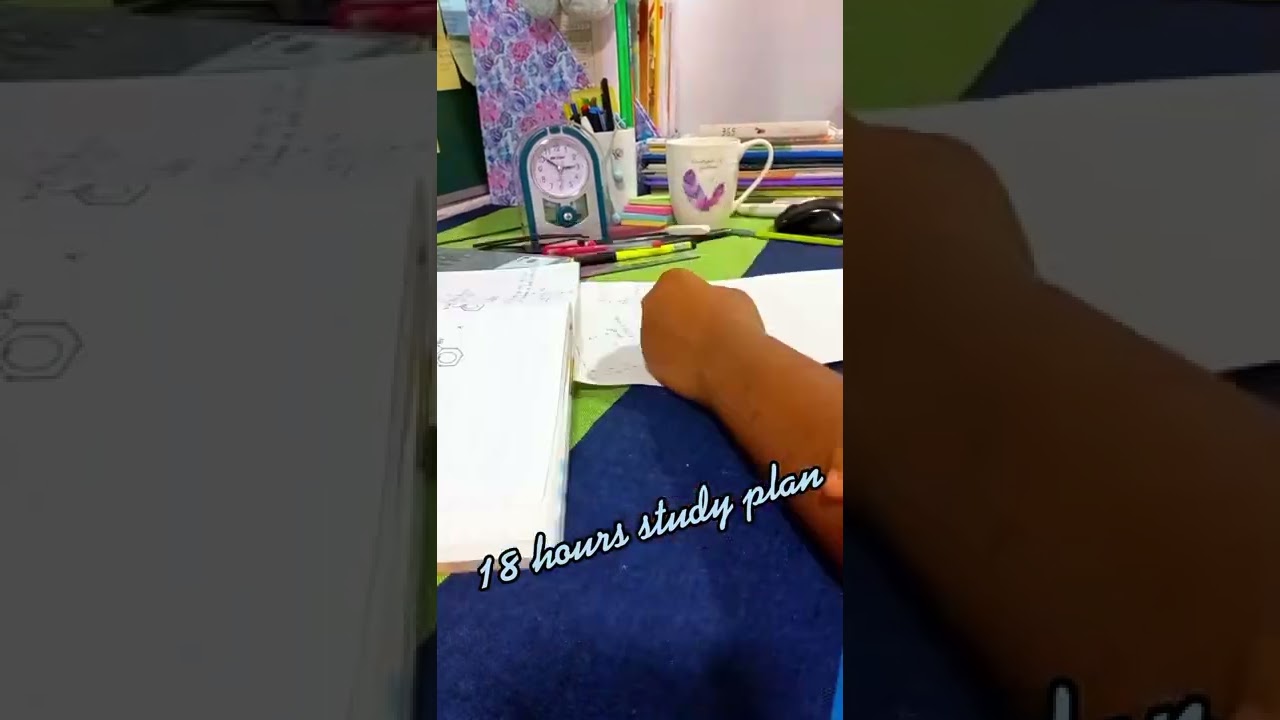 18 hours study plan ❤(last 2h)/study motivation for A/Ls/Commit now to making your dream come true❤