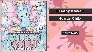 Creepy Kawaii Horror Chibi - Zorro Rojo || Coloring Book Flip