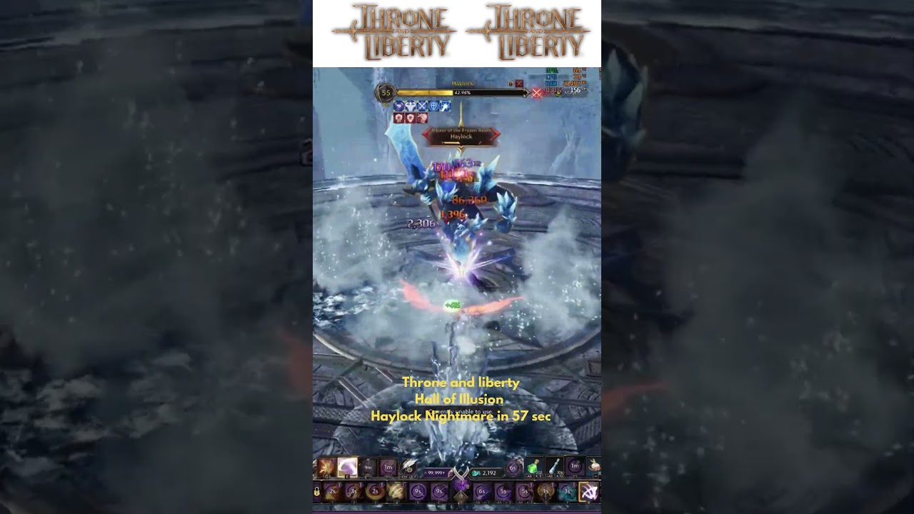 Ravager Clear Haylock Nightmare in 57 sec | GS/Dagger | Hall of Illusion | Throne and Liberty