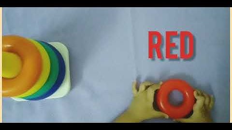 Learn Colours || Colourfull Stacking rings #arishafunandlearning #youtube #video #viral