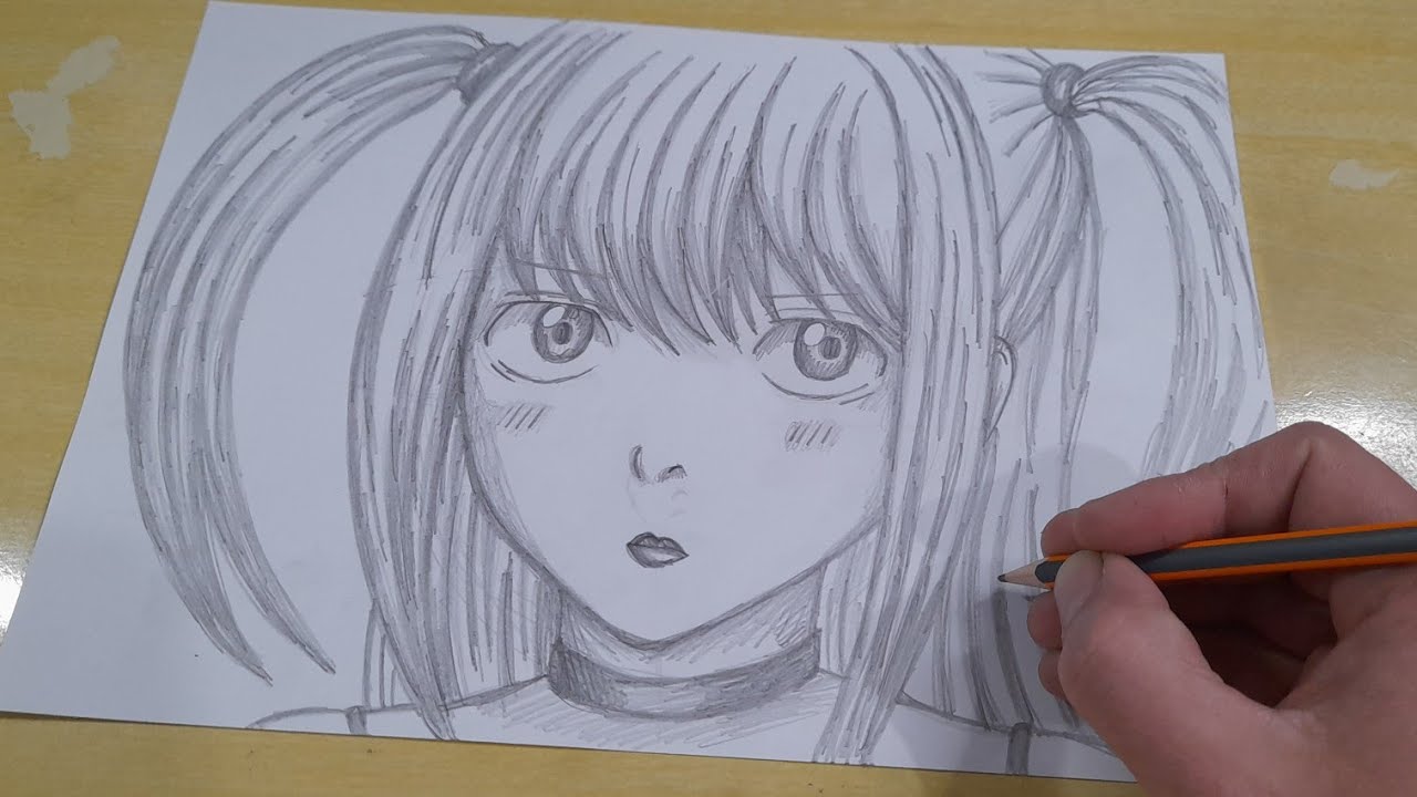 FACIL DE DESENHAR COMO DESENHAR A MISA AMANE DE DEATH NOTE