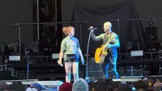 Chris Daughtry and his daughter Waiting For Superman 8.4.25 Isleta Amphitheater Albuquerque Nm USA 