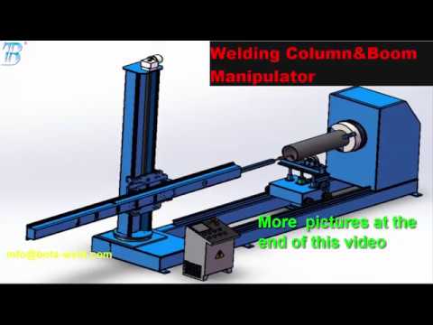 welding column and boom - YouTube