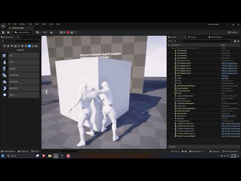 THE FIRST EVER GANG BEASTS-TYPE ACTIVE RAGDOLL WITH GRAB IN UNREAL!!! (Dev Log 22)