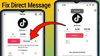 Cara Memperbaiki Opsi Pesan Langsung yang Hilang di TikTok | DM TikTok Tidak Berfungsi