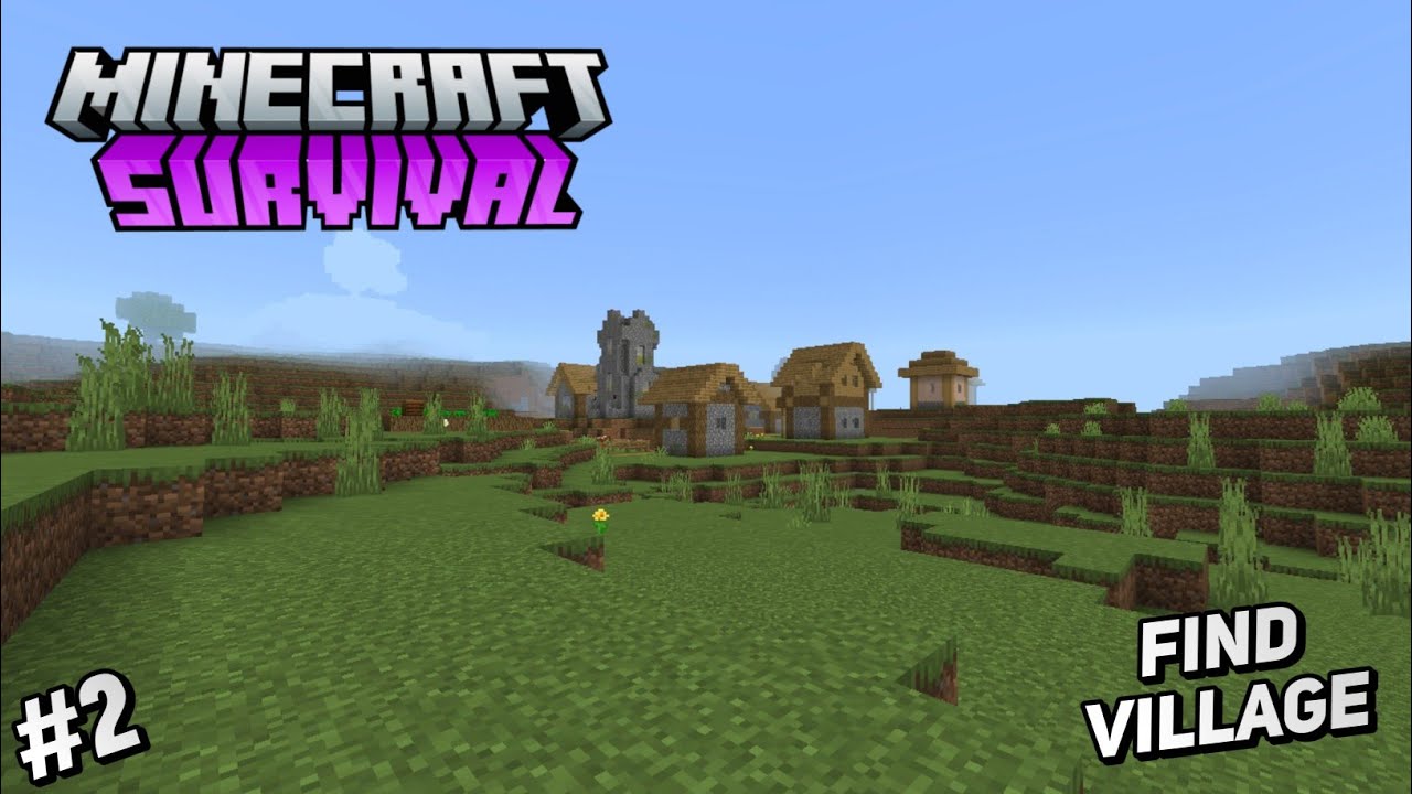 I found village in Minecraft Survival #2 ( Hindi ) - YouTube