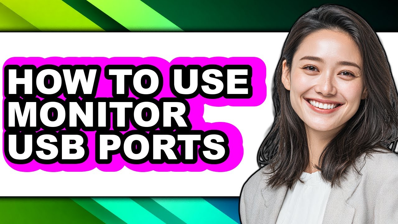 How to Use Monitor Usb Ports (updated) - YouTube