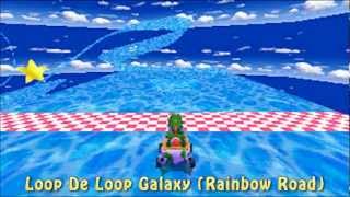 Loopdeeloop Galaxy ~ Mario Kart DS  (Custom texture)