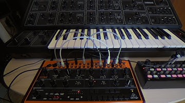 Yamaha cs15 / korg sq1 / behringer crave