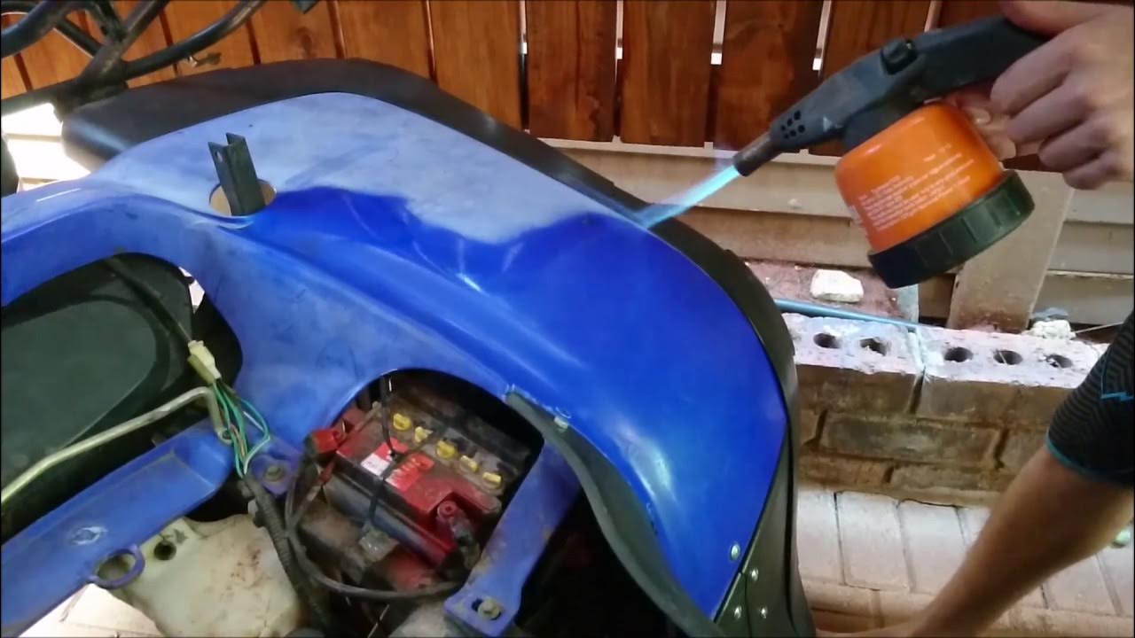 How to Restore Faded or Oxidized ATV/Bike Plastic Propane Torch YouTube