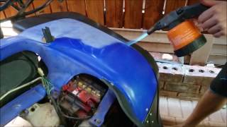 How to Restore Faded or Oxidized ATV/Bike Plastic  Propane Torch