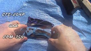 apples and oranges. Or purple and blue. Microtech Socom Elite VS Hogue  EX-A05 Automatic Knife