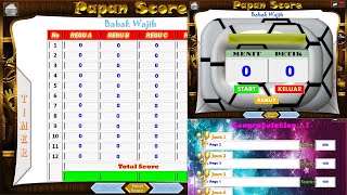 Aplikasi Papan Score Cerdas Cermat Matematika (CCM) | dilengkapi timer screenshot 5