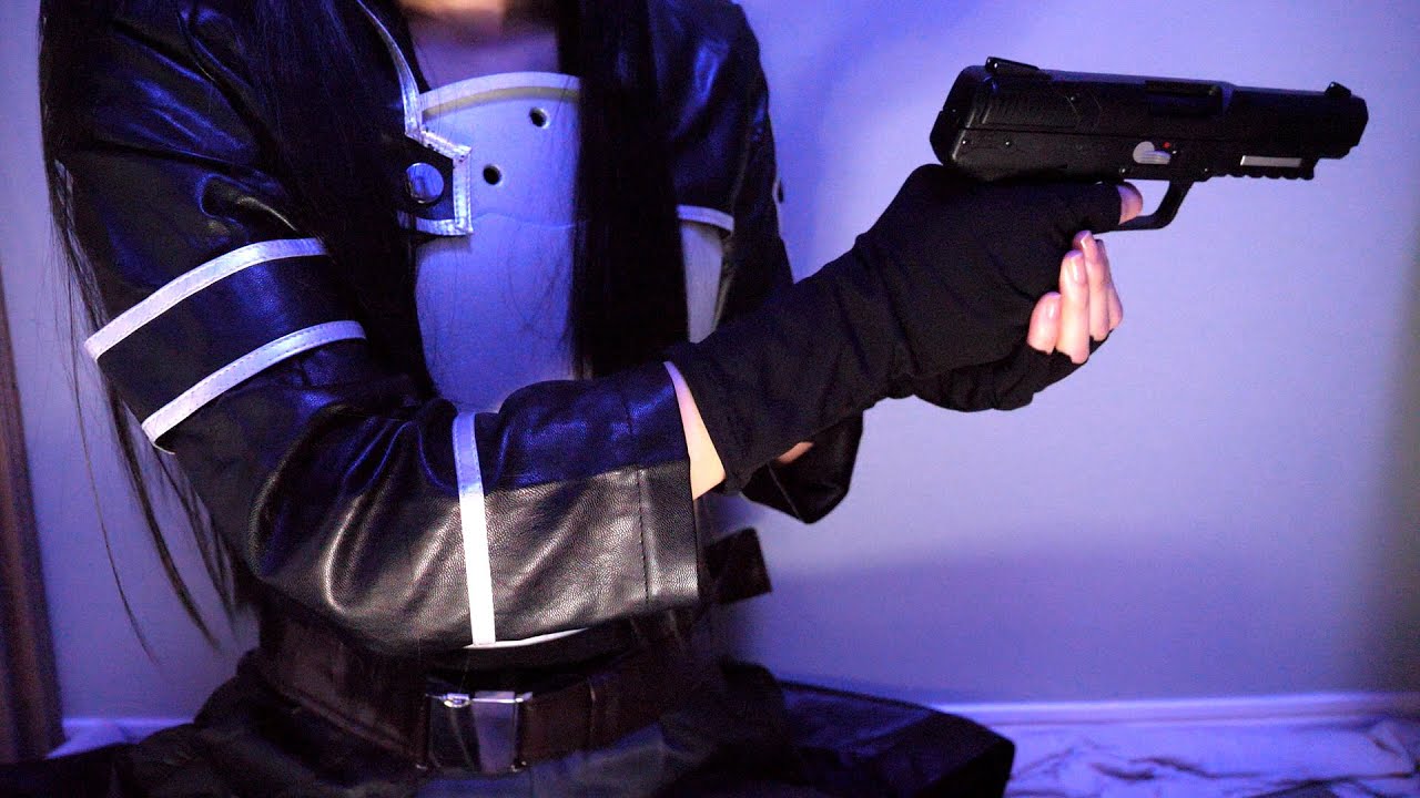 *ASMR9周年！*SAO GGOキリト使用ハンドガン FN57 Sound*囁き声*